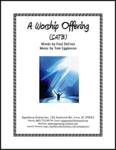 A Worship Offering SATB choral sheet music cover